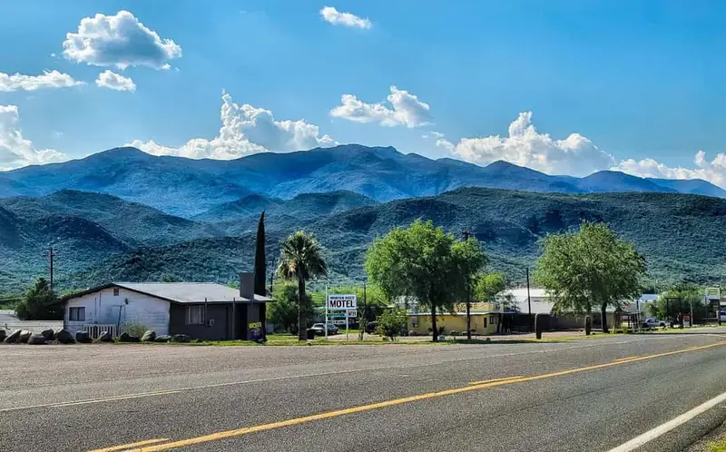 Desert mountains above Black Canyon City, Arizona